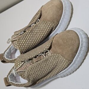 Andia Fora Libi suede chunky Sneakers contemporary comfortable casual chic look